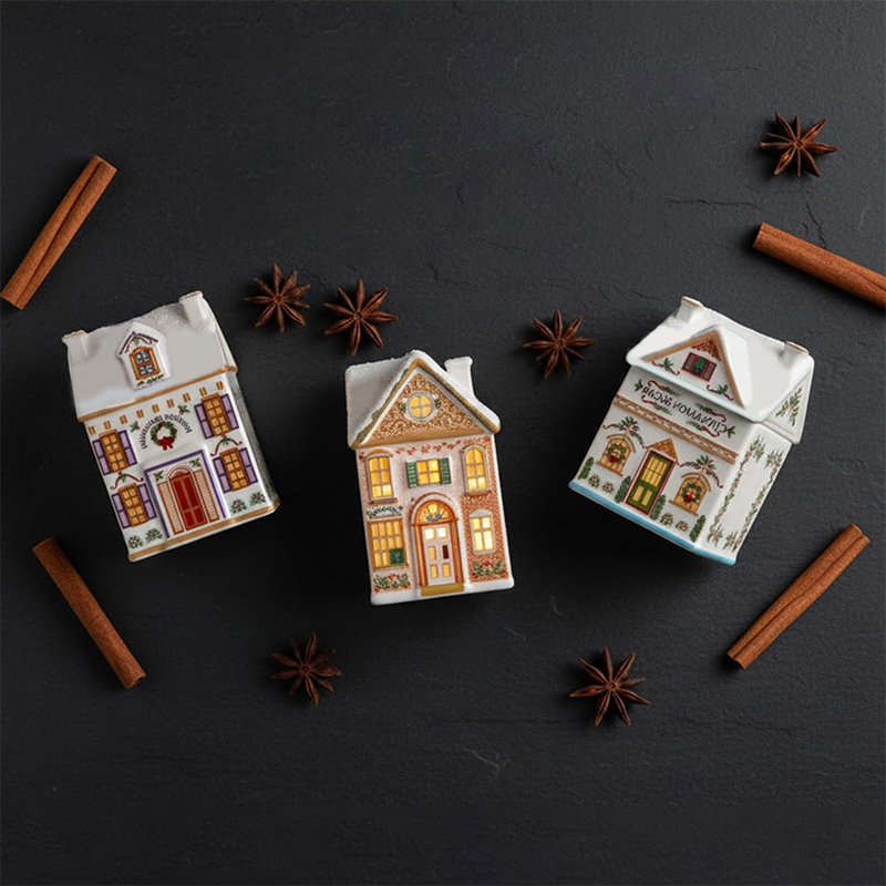 ชุดของตกแต่งบ้านคริสต์มาสขนาดเ - Holiday Candle Set บทวิจารณ์และราคา