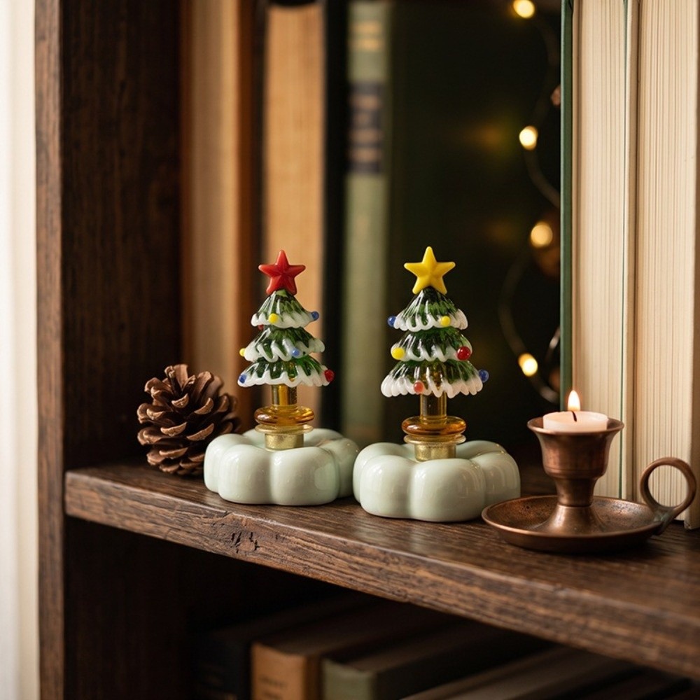 ตุ๊กตาต้นคริสต์มาสแก้วแข็งพร้อ - Star Tree Topper บทวิจารณ์และราคา