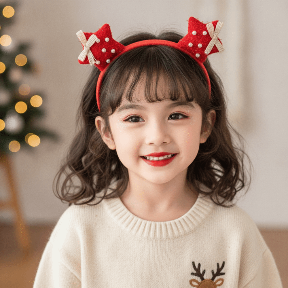 ที่คาดผมคริสต์มาสประดับเลื่อมแ - Santa Hat Plush บทวิจารณ์และราคา