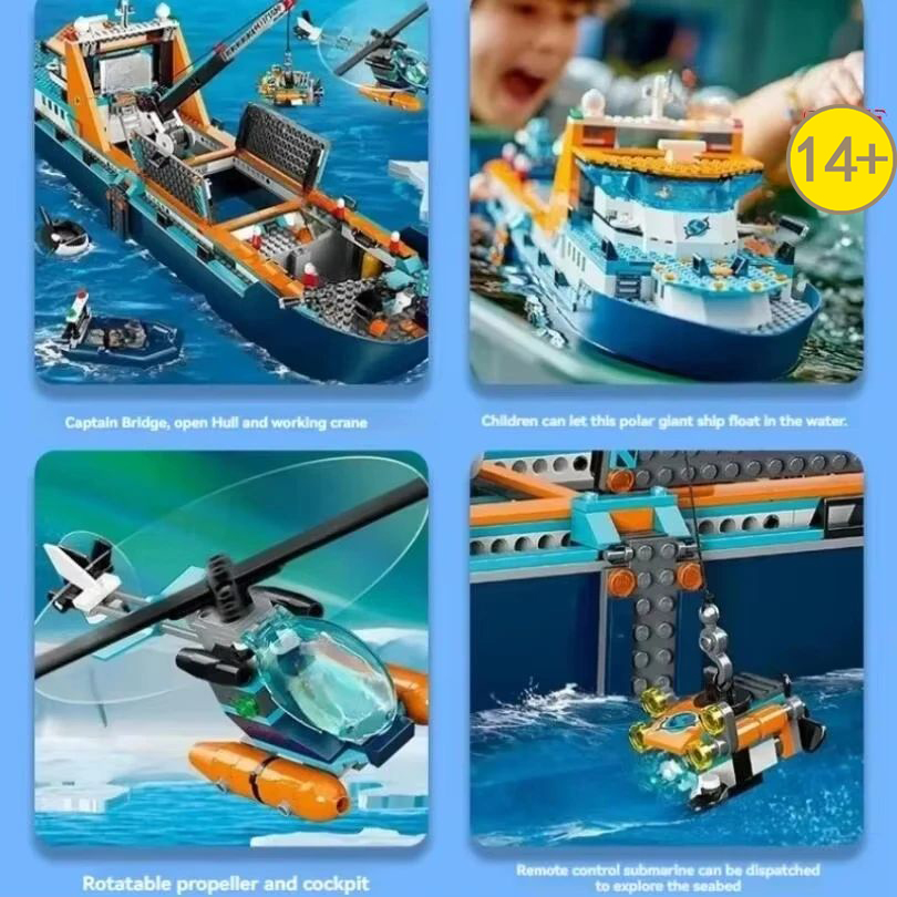 สินค้ายอดนิยม 815 ชิ้น ชุดเรือ - Lego Set City บทวิจารณ์และราคา