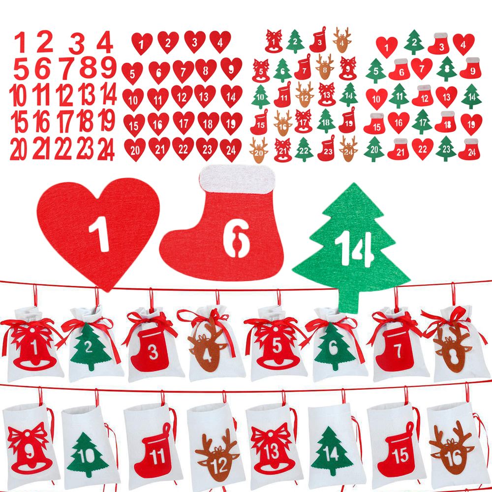 24ชิ้น/ถุง Merry Christmas Adv - Advent Calendar Gift บทวิจารณ์และราคา