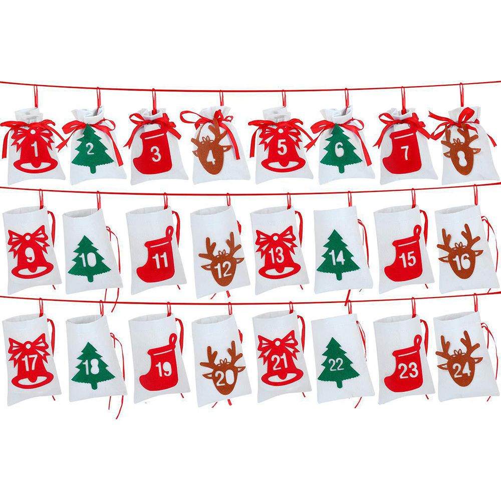 24ชิ้น/ถุง Merry Christmas Adv - Advent Calendar Gift บทวิจารณ์และราคา