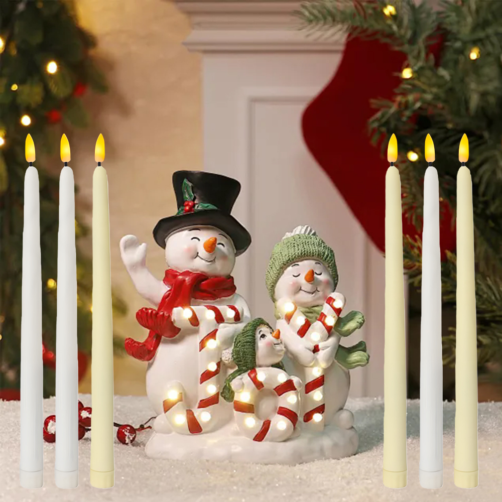 เทียน LED ไร้เปลวไฟ 6 ชิ้น, เท - Holiday Candle Set บทวิจารณ์และราคา