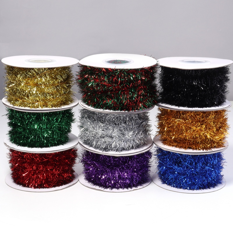 ริบบิ้นตกแต่งคริสต์มาสแบบมีกลิ - Tinsel Garland Decoration บทวิจารณ์และราคา