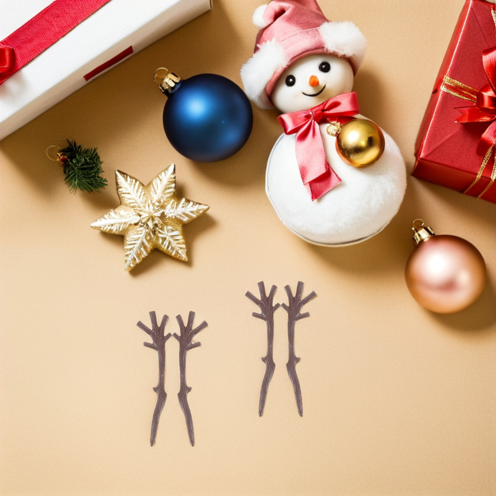 200 ชิ้น อุปกรณ์ตกแต่งคริสต์มา - Christmas Tree Artificial บทวิจารณ์และราคา
