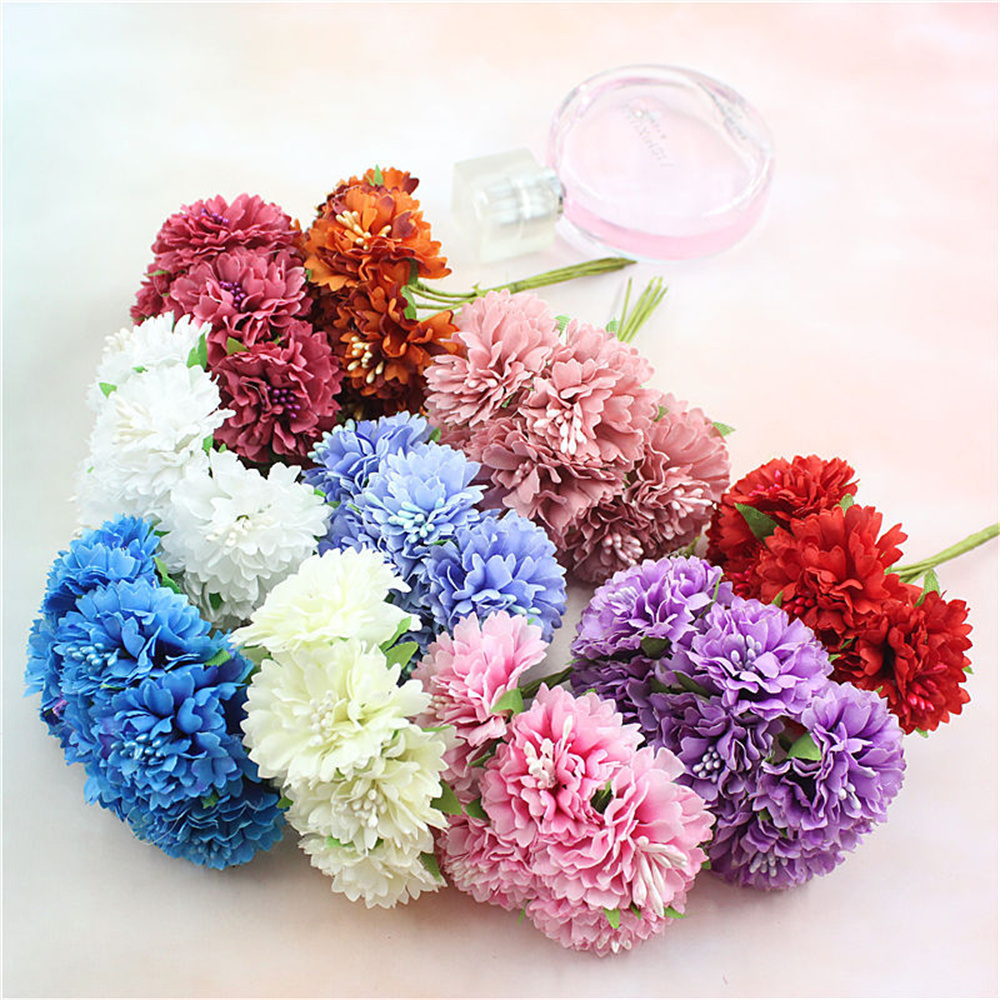 18PCS ประดิษฐ์ดอกไม้ช่อดอกไม้  - Christmas Wreath Fake บทวิจารณ์และราคา