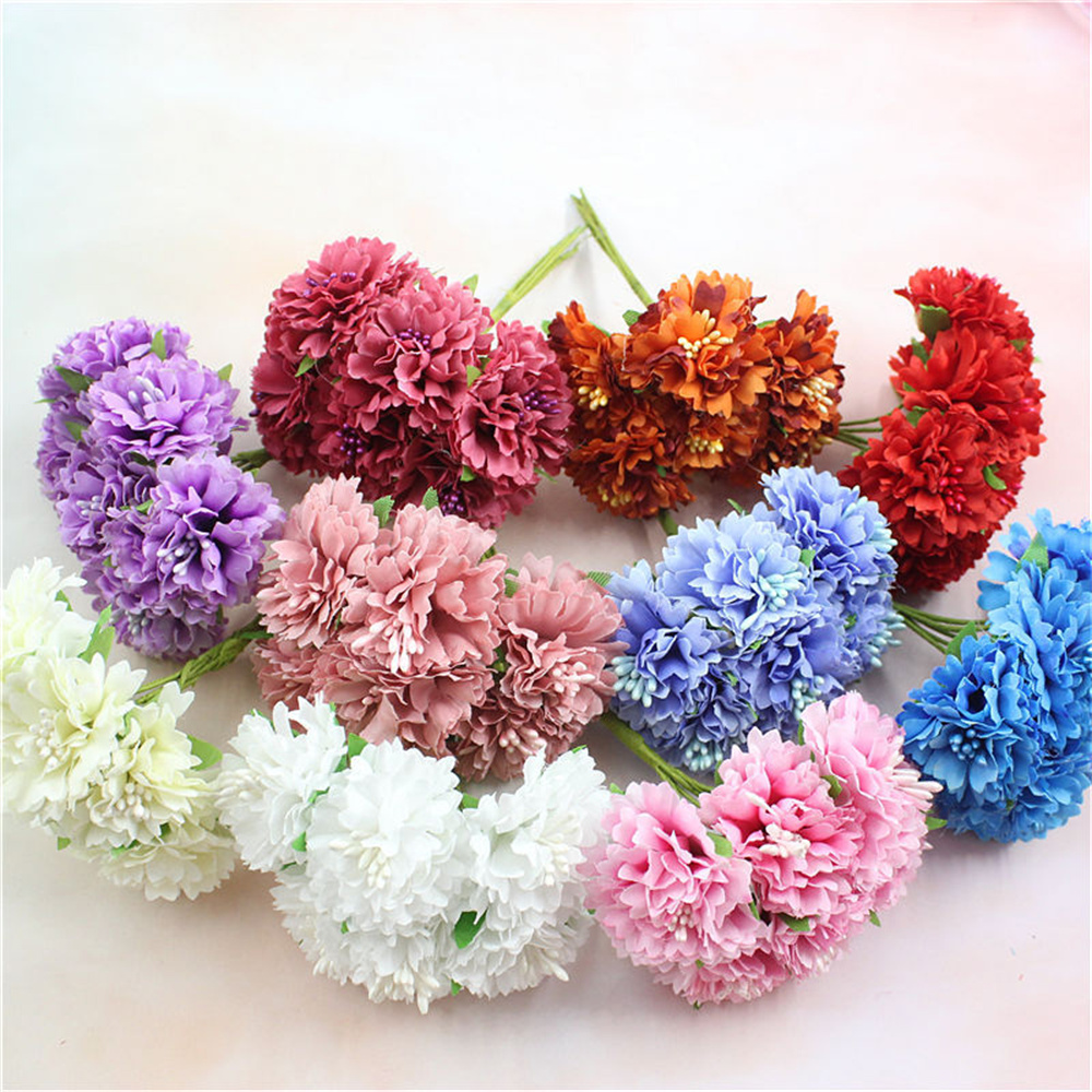 18PCS ประดิษฐ์ดอกไม้ช่อดอกไม้  - Christmas Wreath Fake บทวิจารณ์และราคา