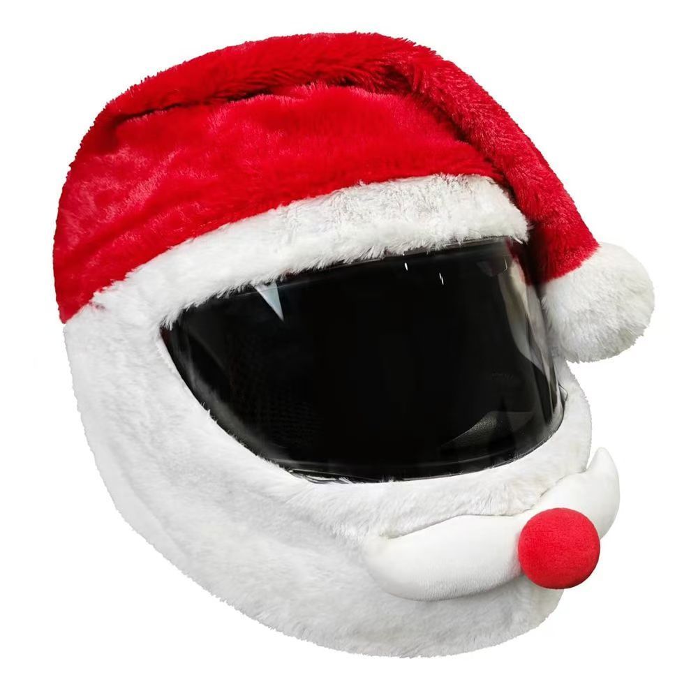 ผ้าคลุมหมวกกันน็อคซานตาคลอส หม - Santa Hat Plush บทวิจารณ์และราคา