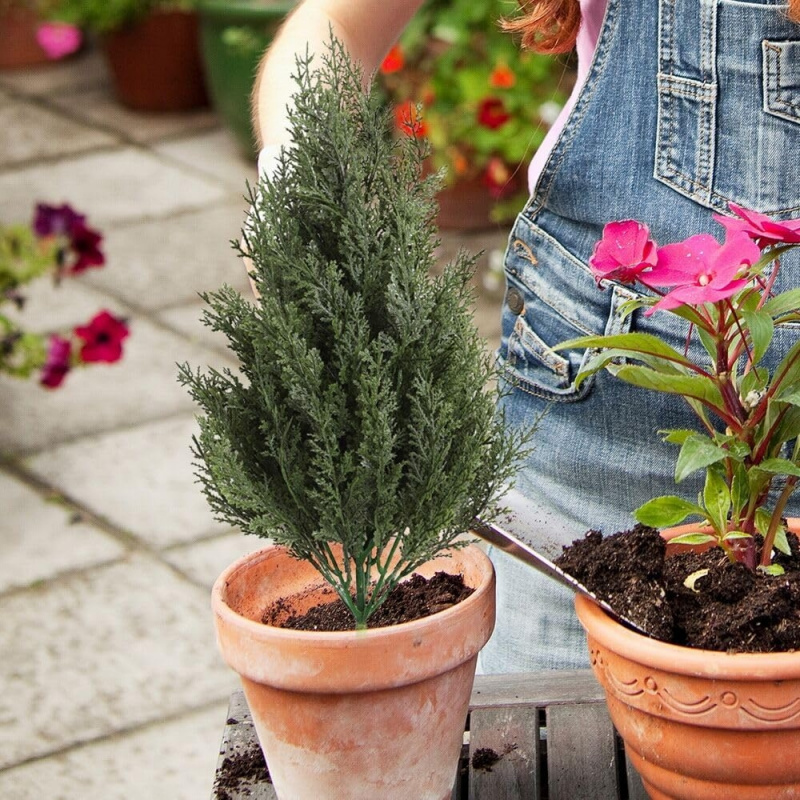 ต้นสนพลาสติกประดิษฐ์แบบปักดิน, - Christmas Tree Artificial บทวิจารณ์และราคา