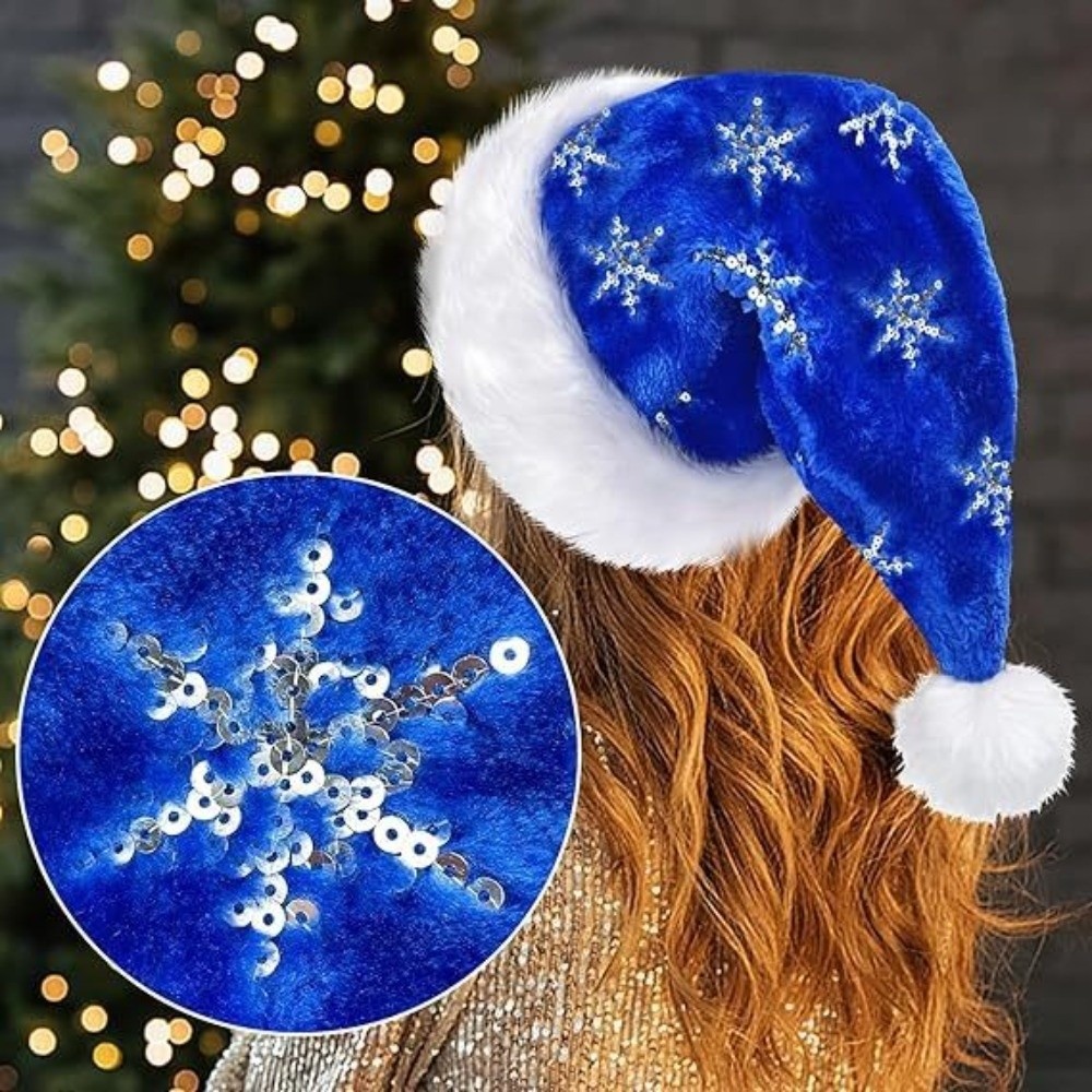 หมวกซานต้าลายดาวสุดเก๋พร้อมโบว - Santa Hat Plush บทวิจารณ์และราคา