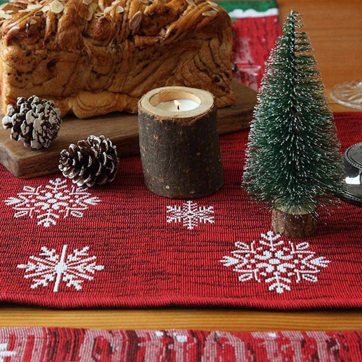 ABDD HOT ผ้าปูโต๊ะคริสต์มาส -  - Christmas Table Runner บทวิจารณ์และราคา