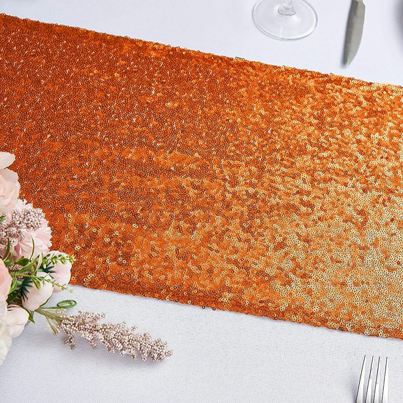 ผ้าปูโต๊ะปักเลื่อมสีส้มสำหรับต - Christmas Table Runner บทวิจารณ์และราคา