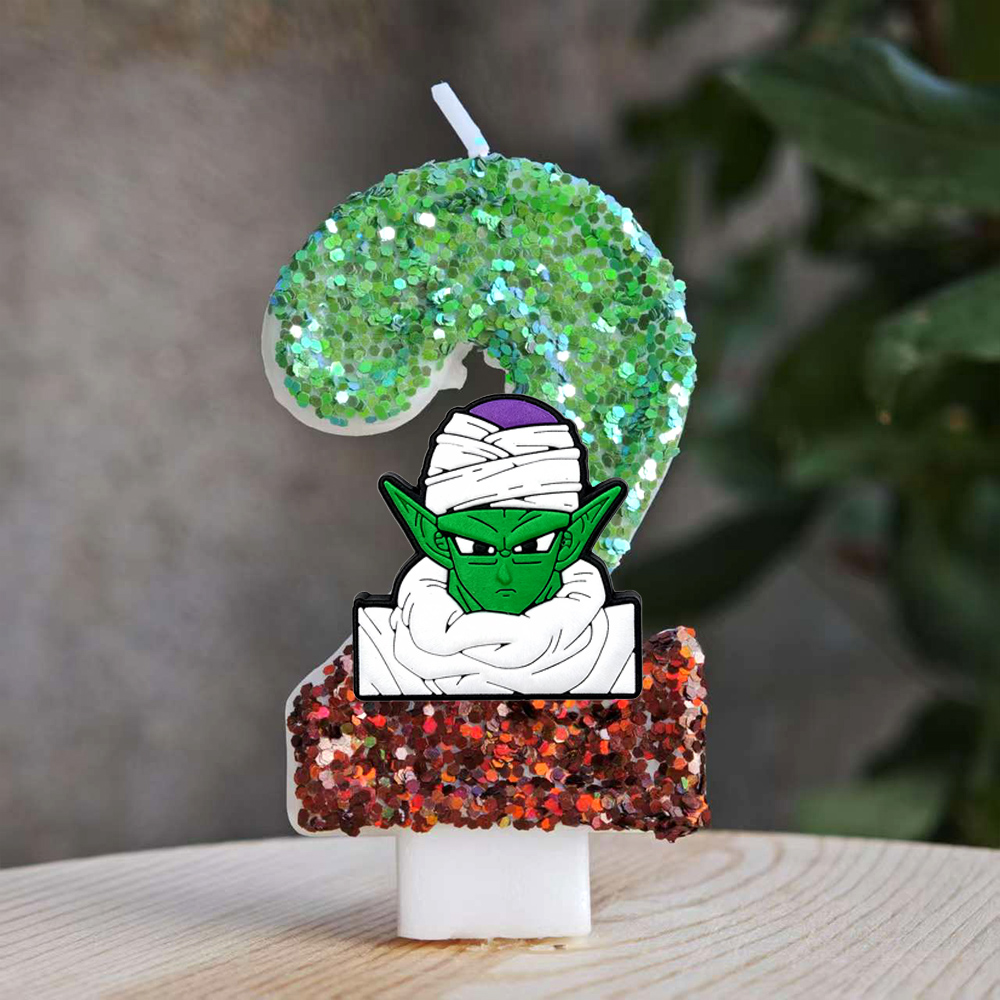 เทียนเค้กรูปตัวเลขธีมดราก้อนบอ - Holiday Candle Set บทวิจารณ์และราคา